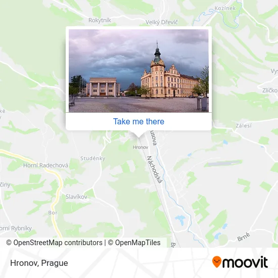 Карта Hronov