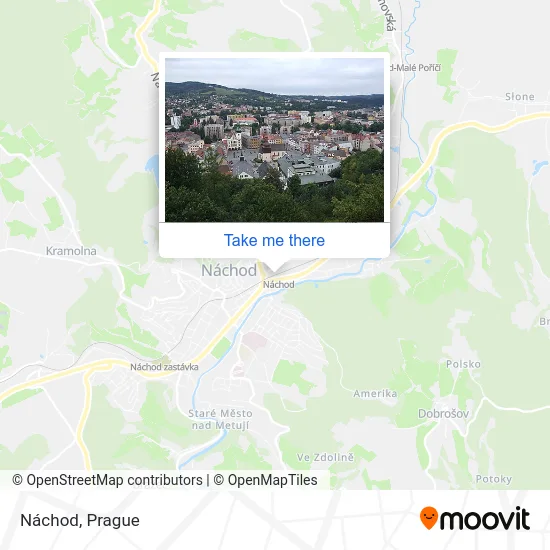Карта Náchod