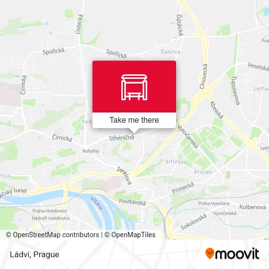 Карта Ládví