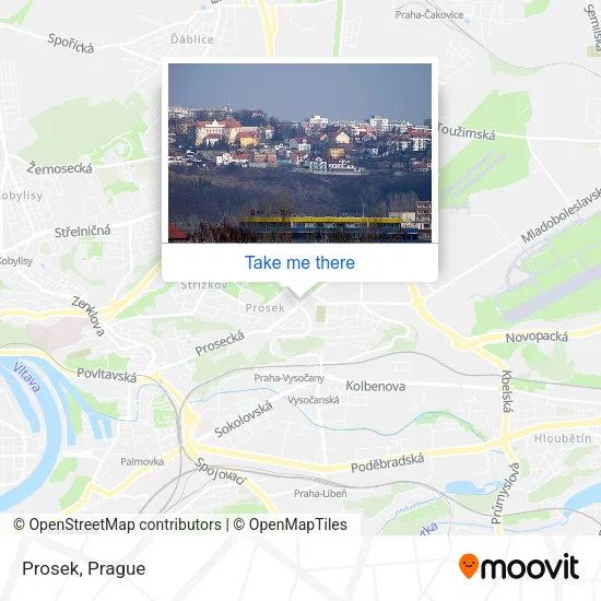 Карта Prosek