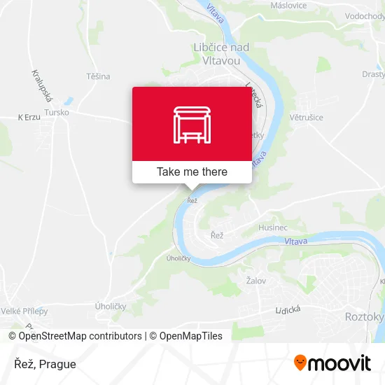 Карта Řež