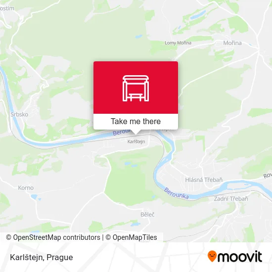 Карта Karlštejn