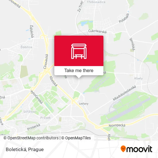 Карта Boletická