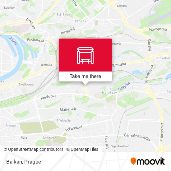 Карта Balkán