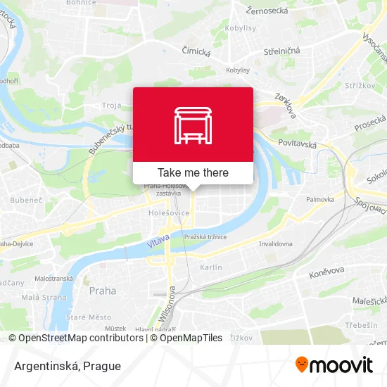 Карта Argentinská