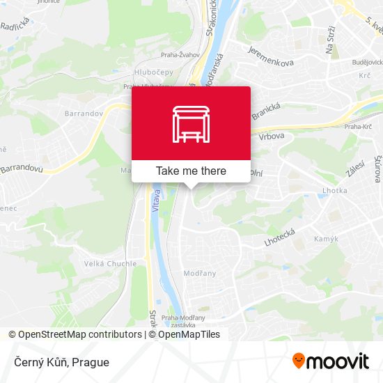 Černý Kůň map