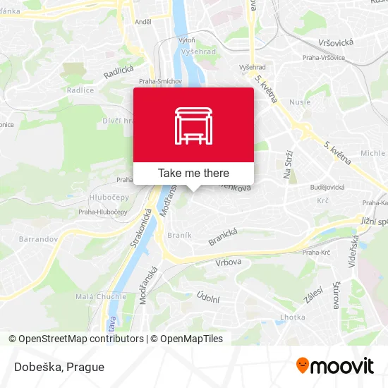 Карта Dobeška