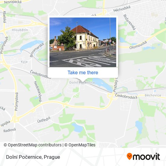 Карта Dolní Počernice