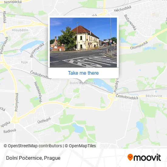 Карта Dolní Počernice