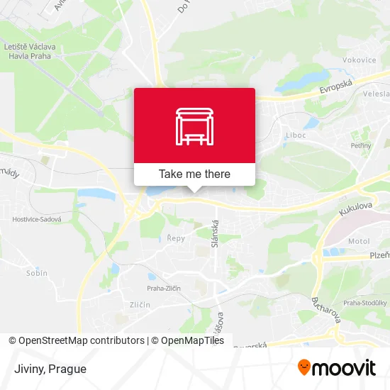 Карта Jiviny