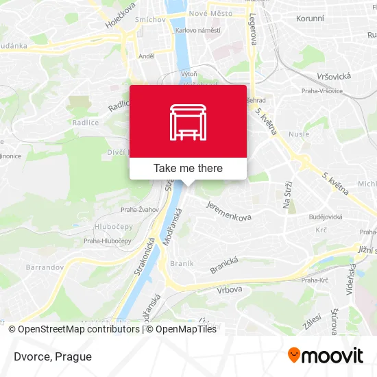 Карта Dvorce