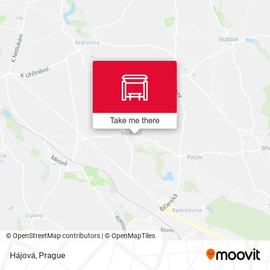 Hájová map