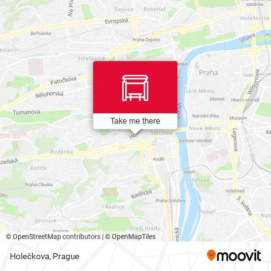 Карта Holečkova