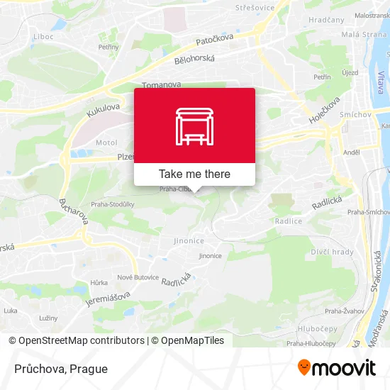 Карта Průchova