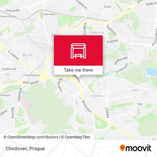 Карта Chodovec