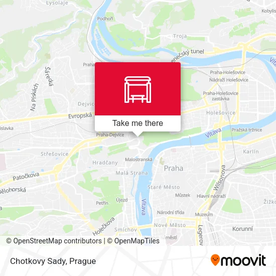 Карта Chotkovy Sady