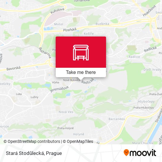 Stará Stodůlecká map