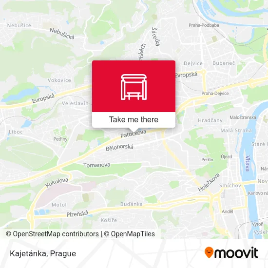 Карта Kajetánka