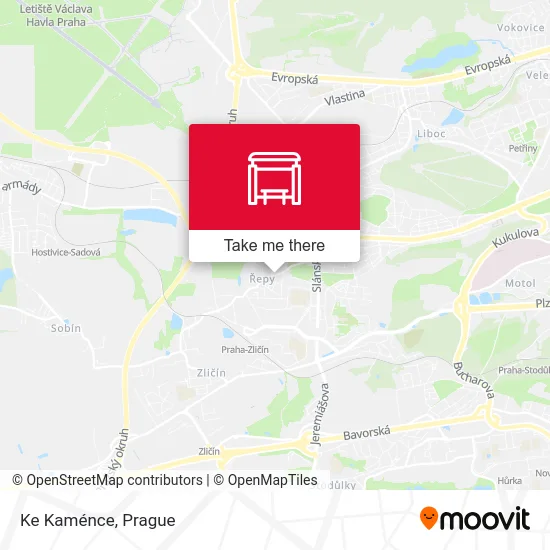 Карта Ke Kaménce