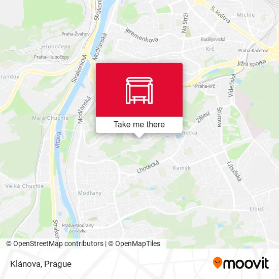 Карта Klánova