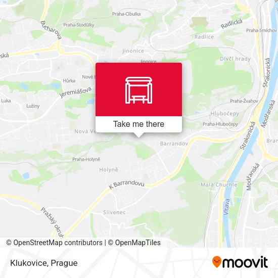 Карта Klukovice