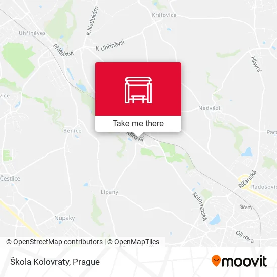 Карта Škola Kolovraty