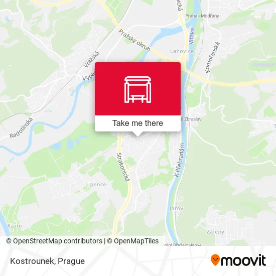 Карта Kostrounek