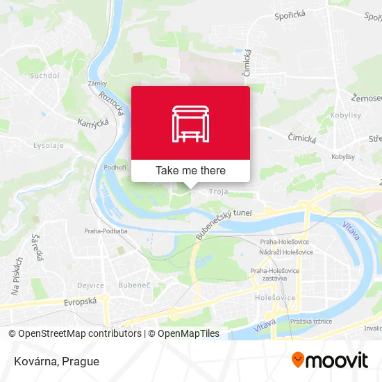 Карта Kovárna