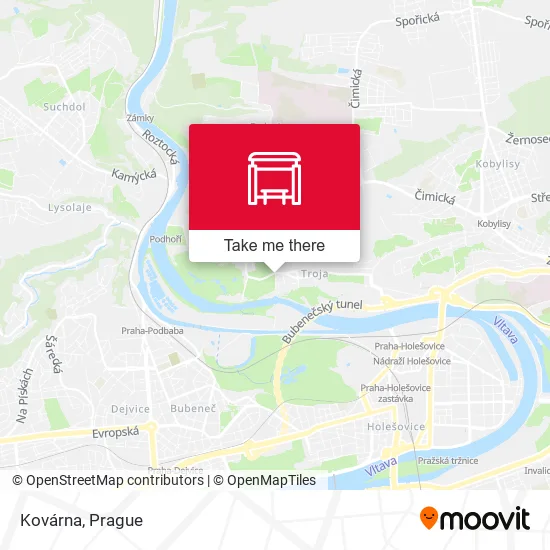 Карта Kovárna