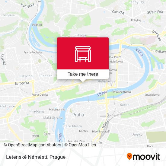 Letenské Náměstí map