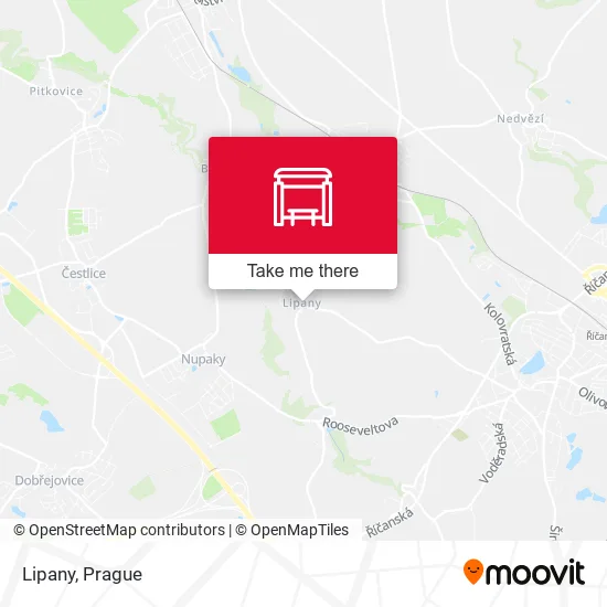 Карта Lipany