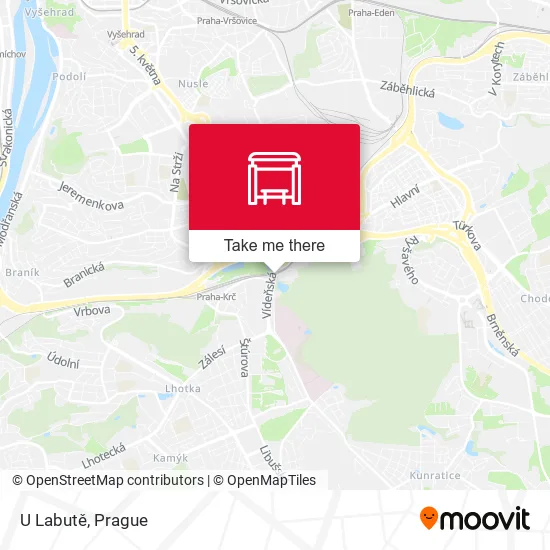 Карта U Labutě