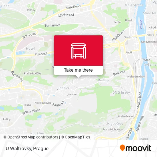 Карта U Waltrovky