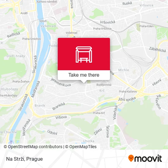 Na Strži map