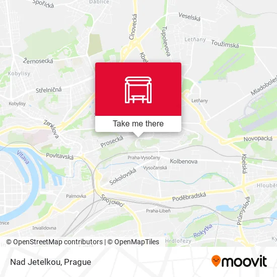 Карта Nad Jetelkou