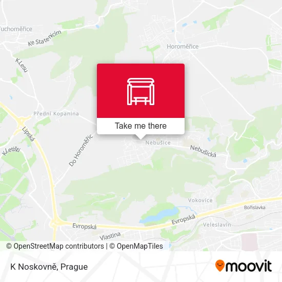 Карта K Noskovně