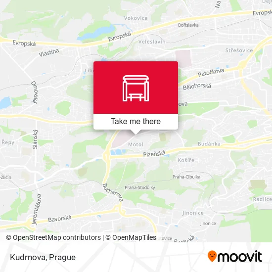 Карта Kudrnova