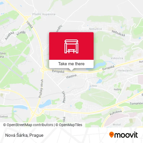 Карта Nová Šárka