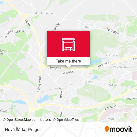 Карта Nová Šárka
