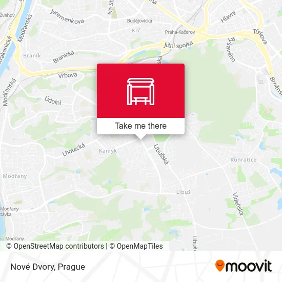 Карта Nové Dvory