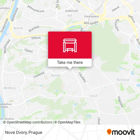 Карта Nové Dvory