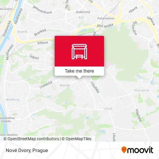 Карта Nové Dvory