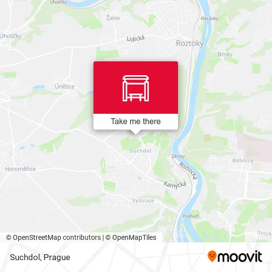Карта Suchdol