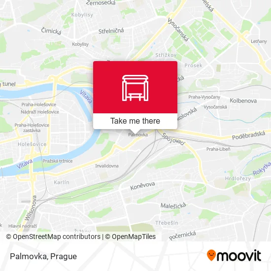 Карта Palmovka