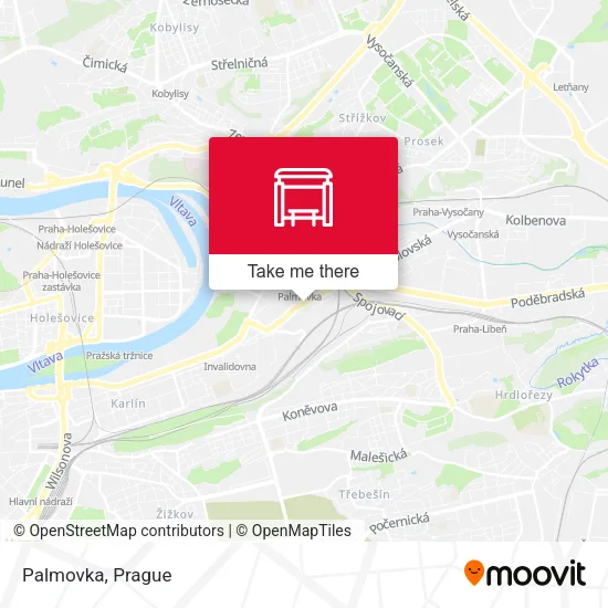 Карта Palmovka