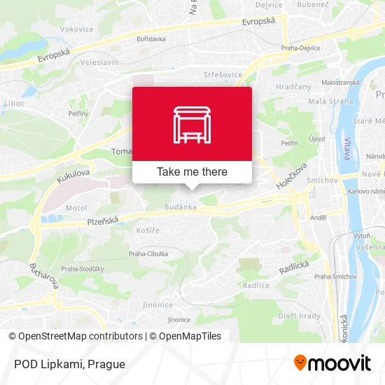 Карта POD Lipkami