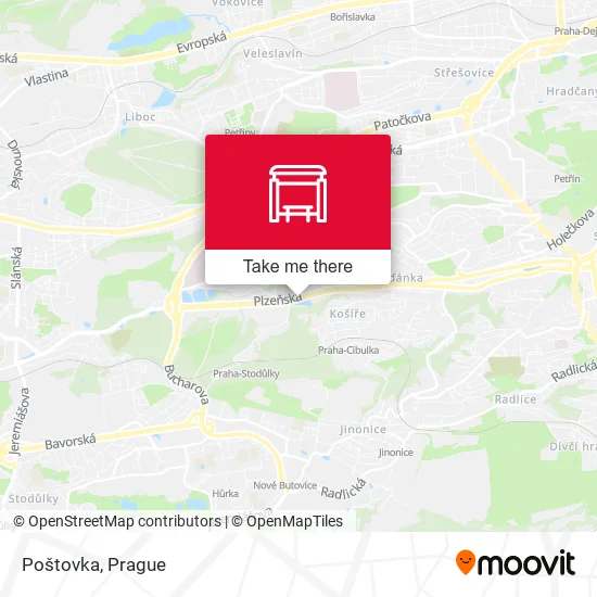 Карта Poštovka