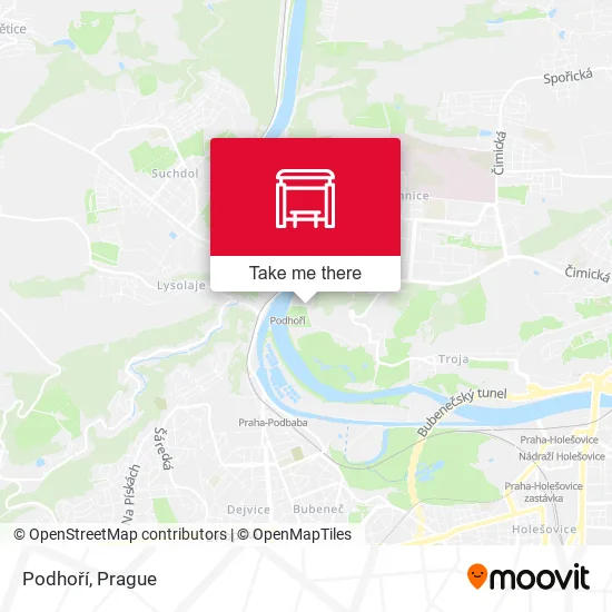 Карта Podhoří