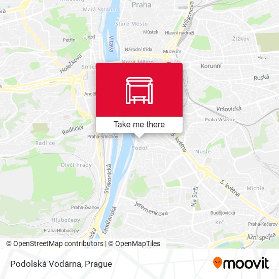 Podolská Vodárna map