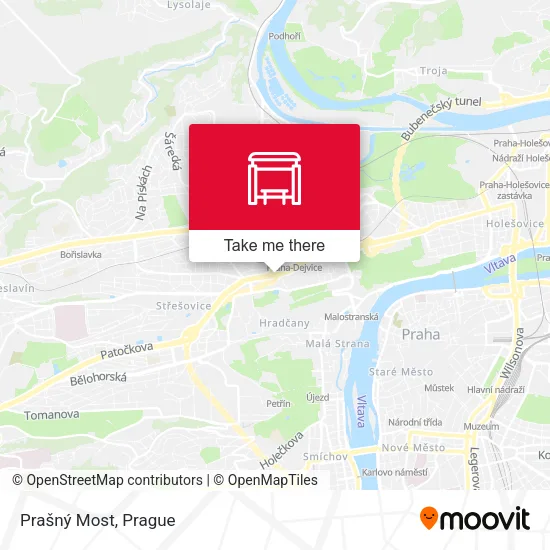 Карта Prašný Most